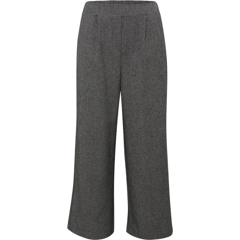 Vero Moda Tall Plisované nohavice VMANNI čierna melírovaná 60219447