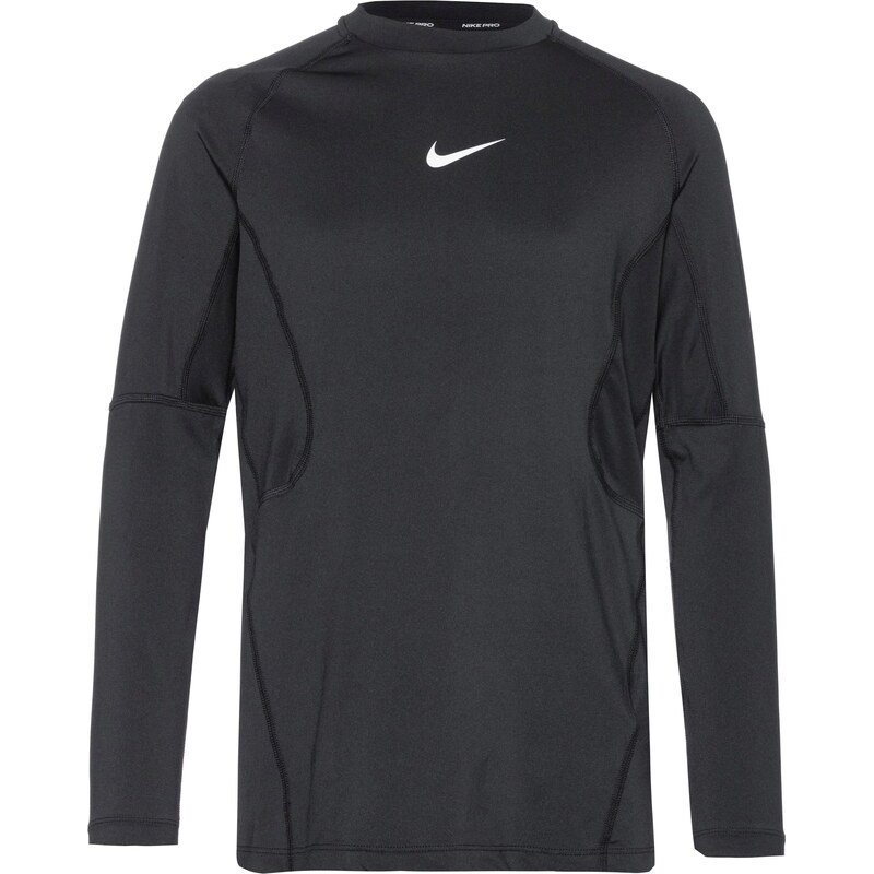NIKE Funkčné tričko Pro čierna / biela 60398201