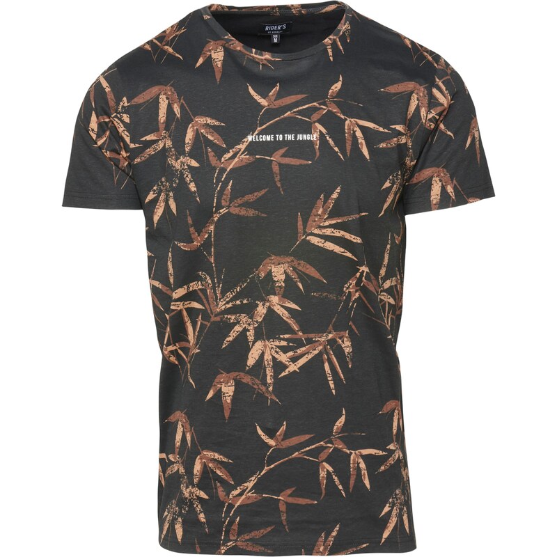 KOROSHI Tričko pueblo / svetlohnedá / čierna / biela 60218483