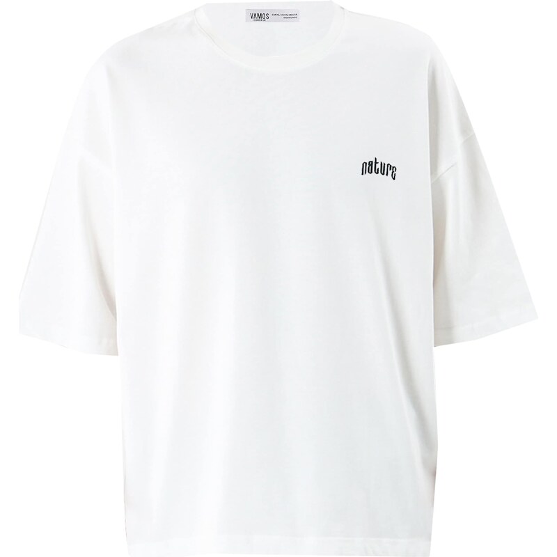 VAMOS CLO Tričko béžová / nebielená 60683795