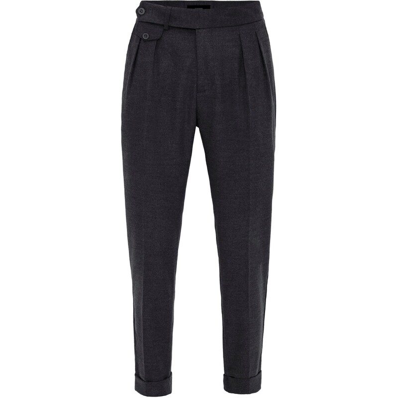 Antioch Plisované nohavice námornícka modrá 60684060