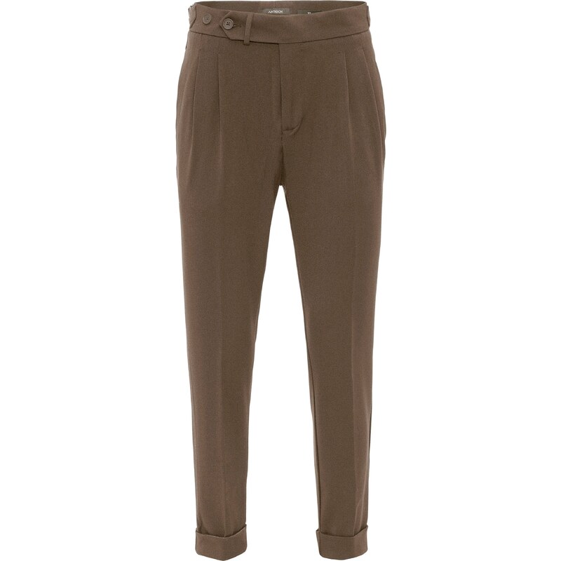 Antioch Nohavice s pukmi tmavohnedá 60684061