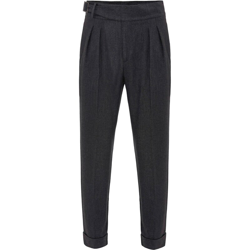 Antioch Plisované nohavice námornícka modrá 60684044