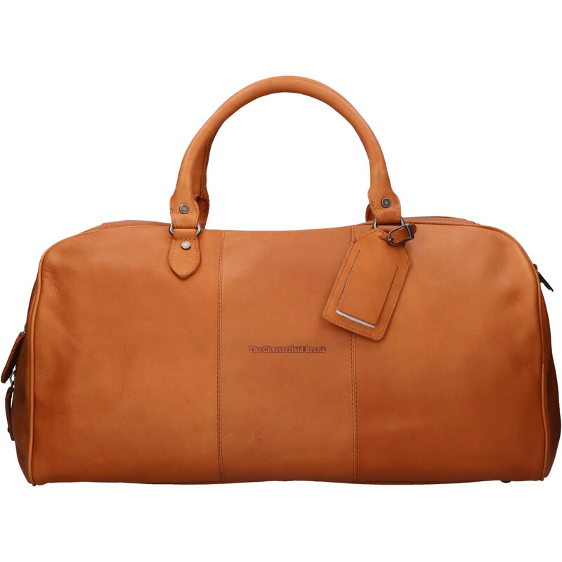 Pánska kožená cestovná taška The Chesterfield Brand Tom - koňak 60224105