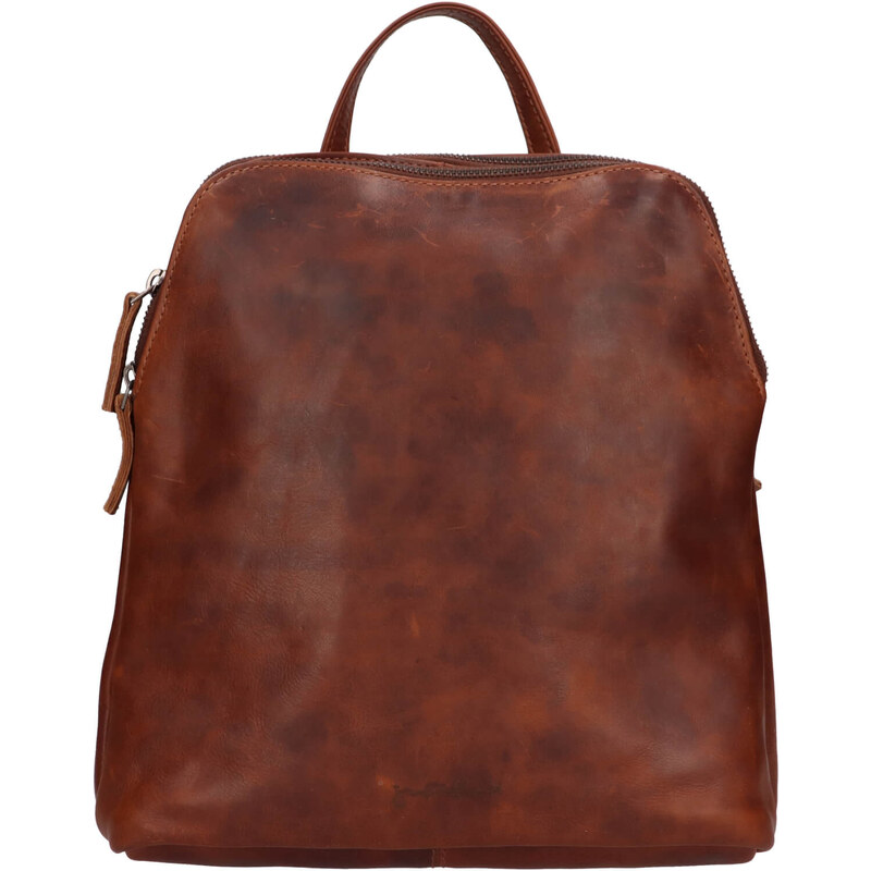 Dámsky kožený batoh Justified Evelin - hnedá 60224111