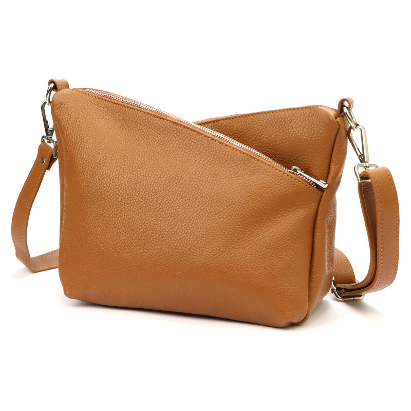 Kožená kabelka Luka hnedá KZ55876 62841463