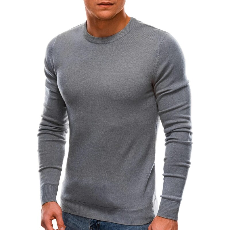 Inny Šedý jednoduchý sveter V8 SWBS-0100 60225419