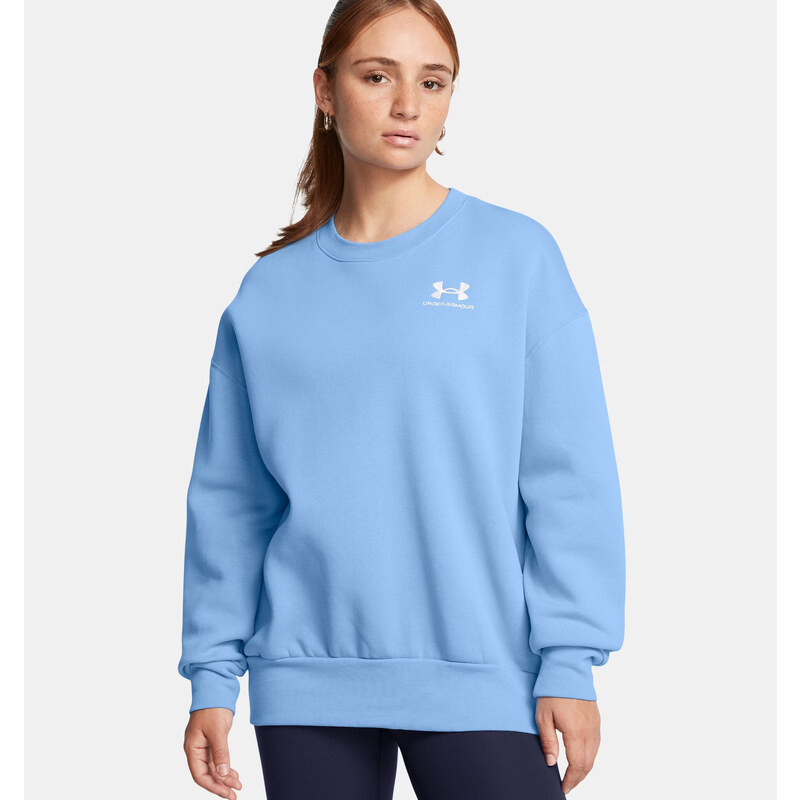 Womens Under Armour Essential Flc OS Crew Sweatshirt 64784714
