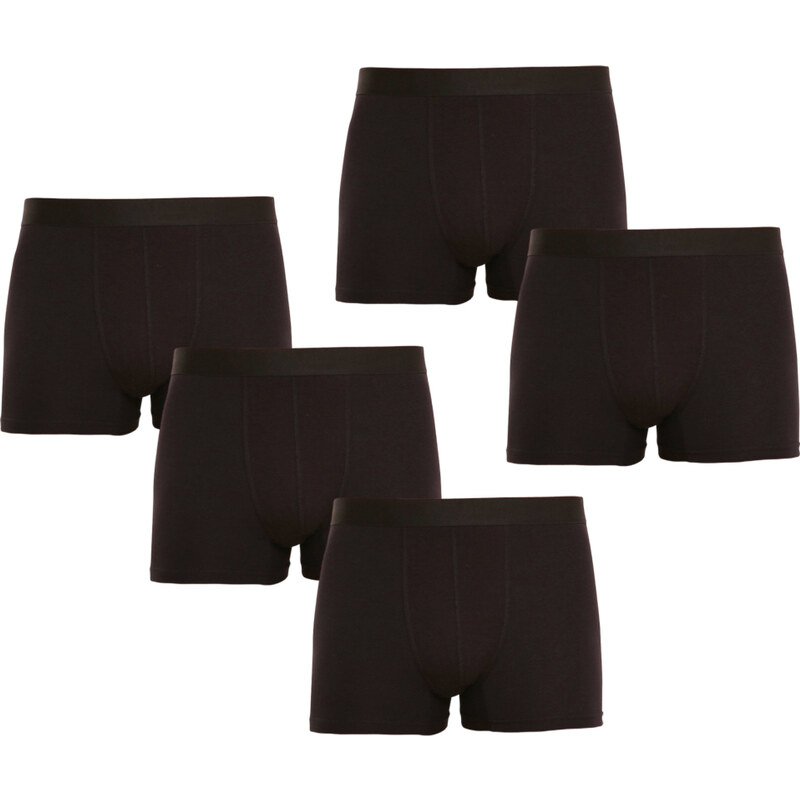 5PACK pánske boxerky Nedeto čierne (5NDTB001) 34213731