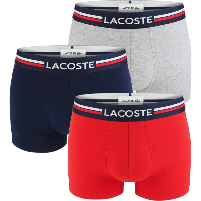 LACOSTE - Lacoste iconic cotton stretch solid color boxerky 24105771
