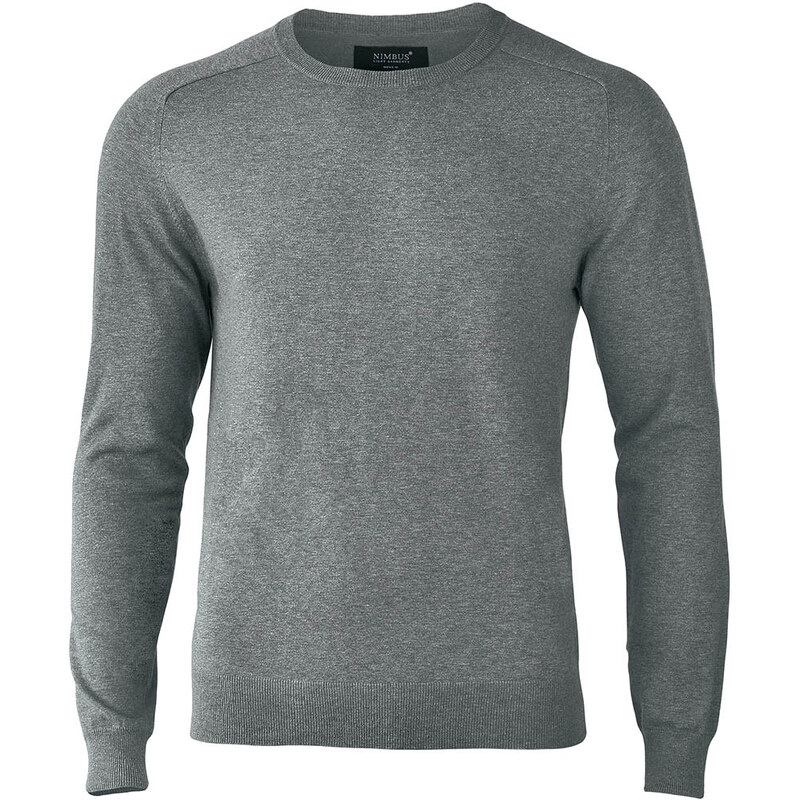 Pánsky formálny bavlnený sveter okrúhly Brighton Nimbus 62679118