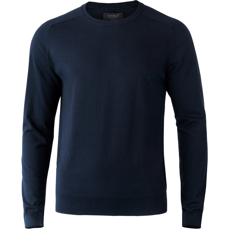 Pánsky formálny bavlnený sveter okrúhly Brighton Nimbus 62679119