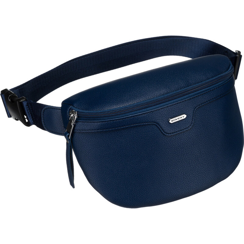 Rovicky tmavomodrá elegantná ľadvinka z ekologickej kože R-103-01 57236416