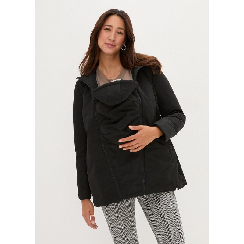 bonprix Materská bunda/na nosenie detí, 3v1, farba čierna 58491515