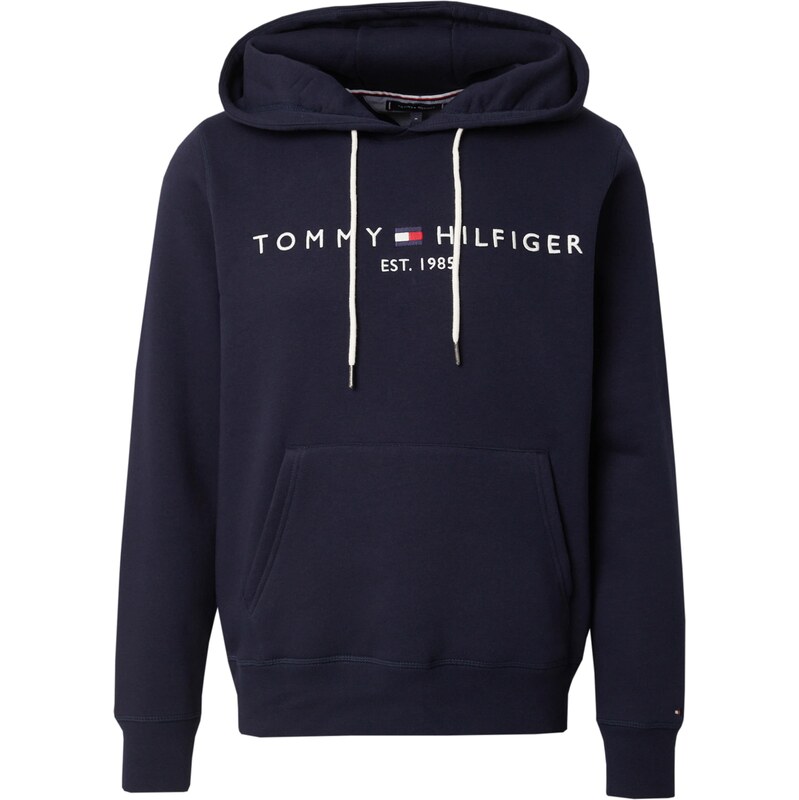 TOMMY HILFIGER Mikina tmavomodrá / červená / biela 15663813
