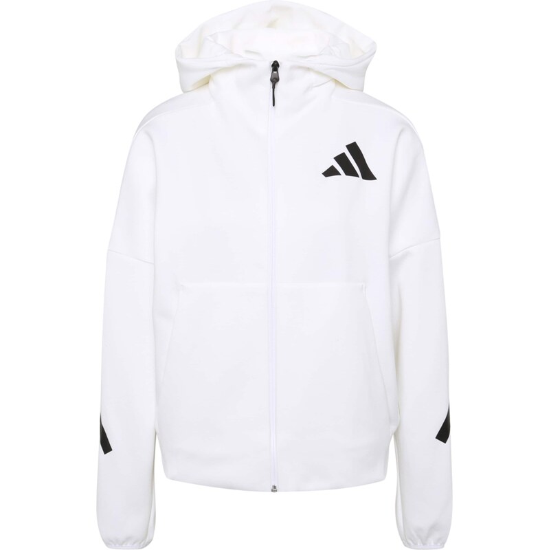 ADIDAS SPORTSWEAR Športová mikina so zipsom Z.N.E. čierna / biela 60252417