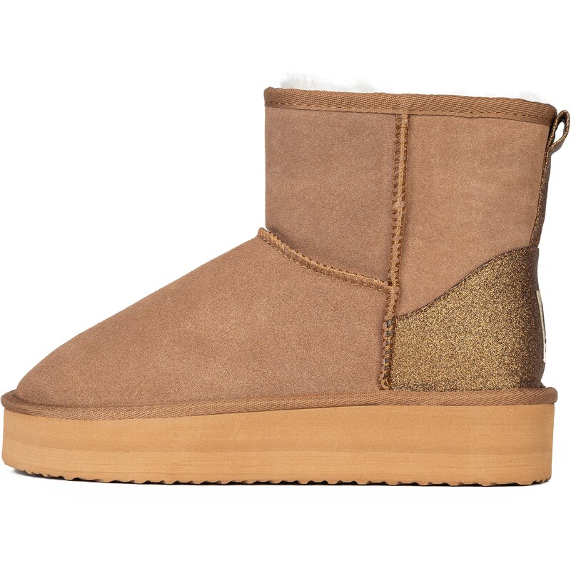 Gooce Nízke čižmy Acacia gaštanová / bronzová 63144614