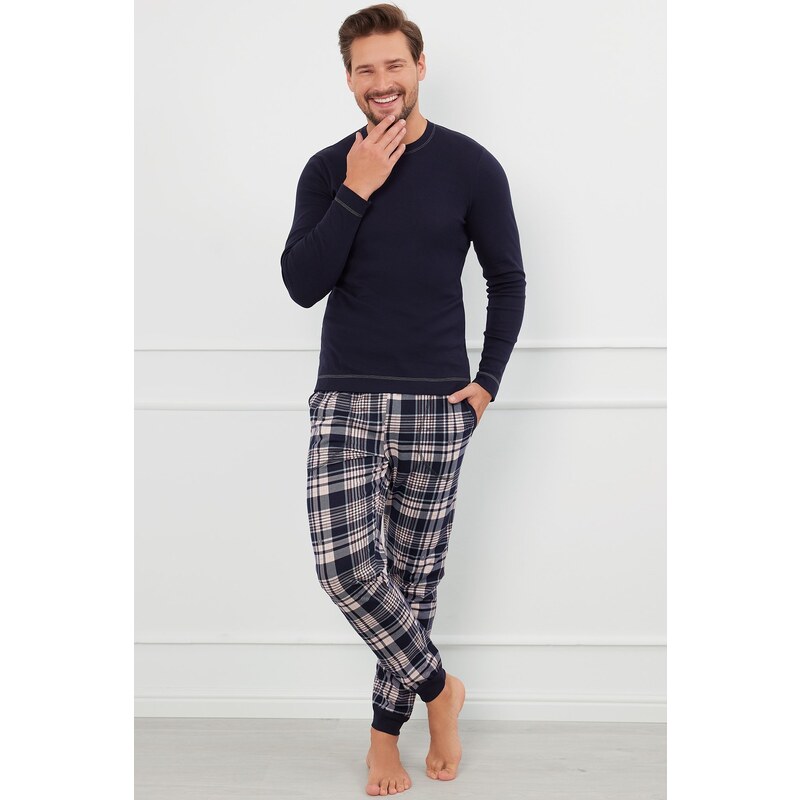 E-shop Italian Fashion pánske pyžamo Brit - bavlna