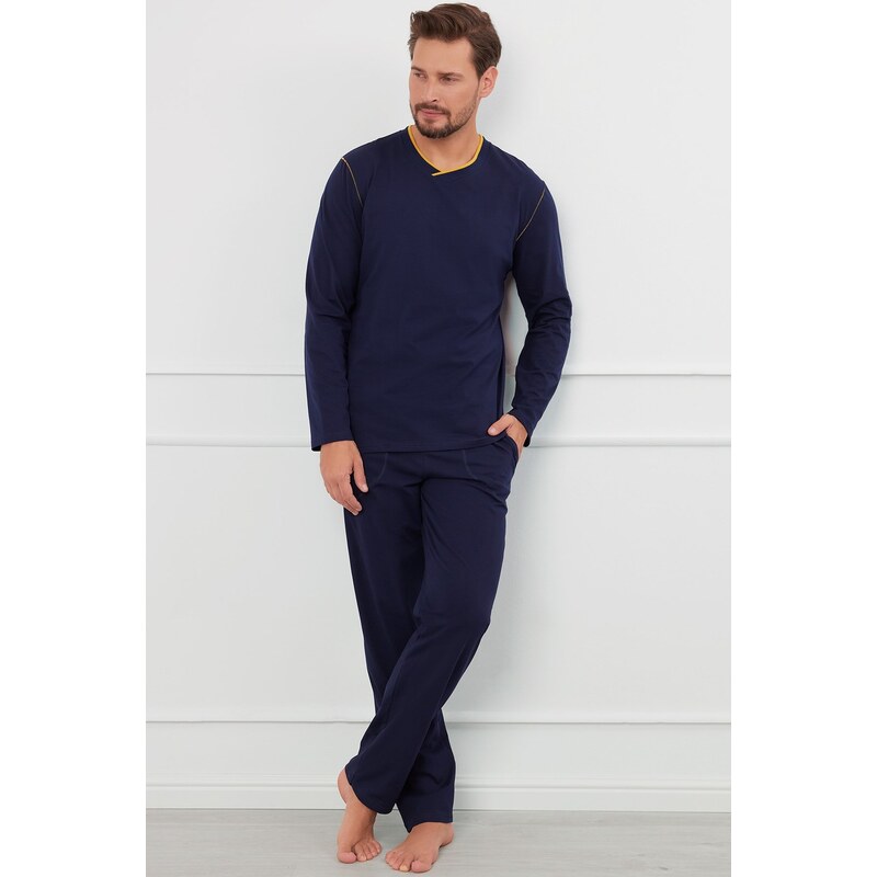 E-shop Italian Fashion pánske pyžamo Ludvík - mäkké bavlnené