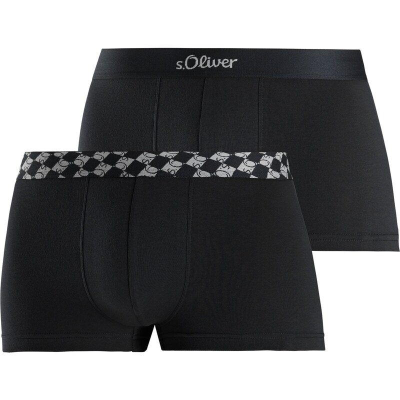 s.Oliver Boxerky svetlosivá / čierna 60273597