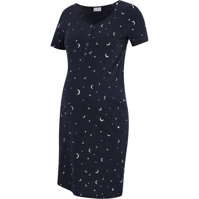 MAMALICIOUS Nočná košieľka námornícka modrá / biela 60273620