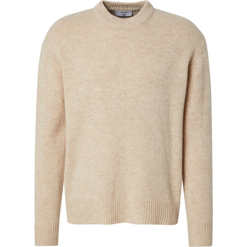 DAN FOX APPAREL Sveter Essential béžová melírovaná 60273655