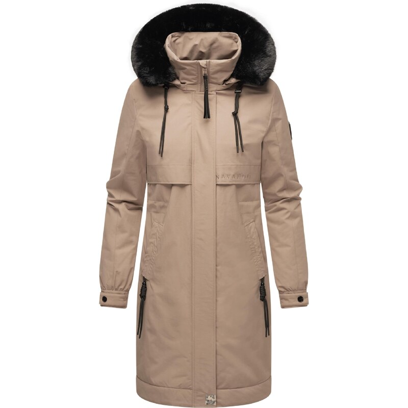 NAVAHOO Zimný kabát Kaltwetterretter 14 béžová 61257997