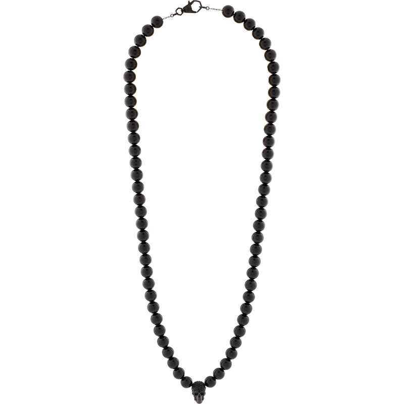 Philipp Plein Retiazka čierna / strieborná 60916726