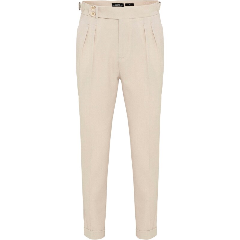 Antioch Plisované nohavice béžová 60683941