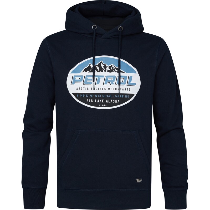 Petrol Industries Mikina Taku modrá / svetlomodrá / biela 61716662
