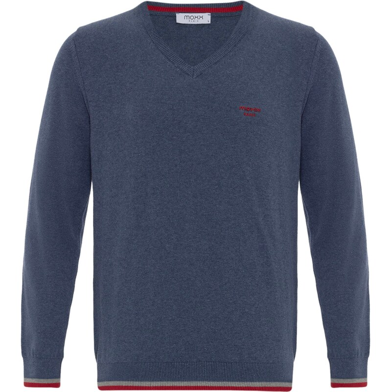 Moxx Paris Sveter indigo / bordová 60683947