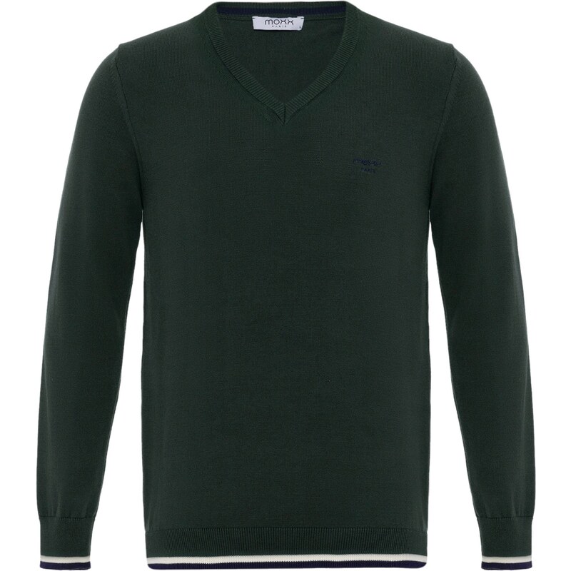 Moxx Paris Sveter zelená / biela 60683968