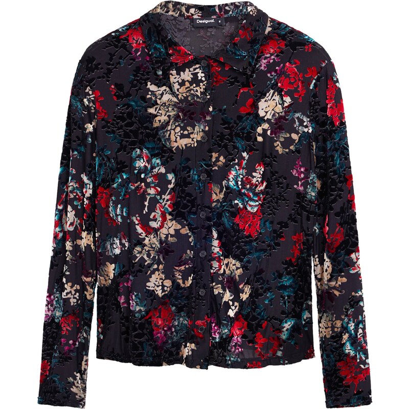 Desigual Blúzka zmiešané farby / čierna 62541439