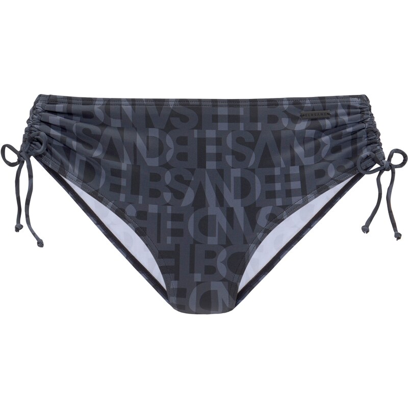 Elbsand Bikinové nohavičky tmavosivá / čierna 65643956
