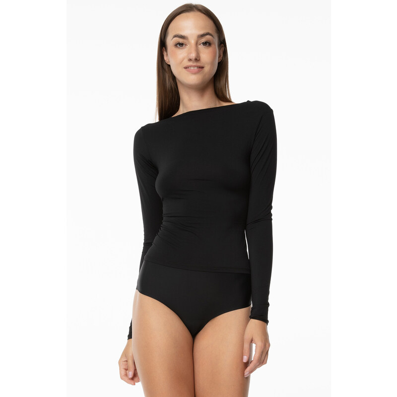 Julimex Simple Longsleeve farba:čierna 61297835