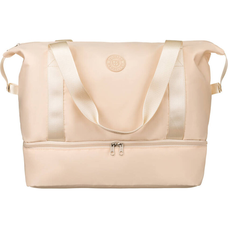 Peterson béžová cestovná taška z odolného polyesteru PTN 23033 57236435