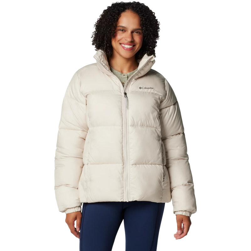 Smotanová dámska zimná bunda Columbia Puffect II Full Zip Jacket 65150972