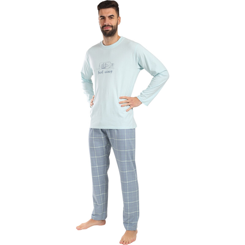 Pánske pyžamo Gino zelené (79177-LxGMGA) 59756806