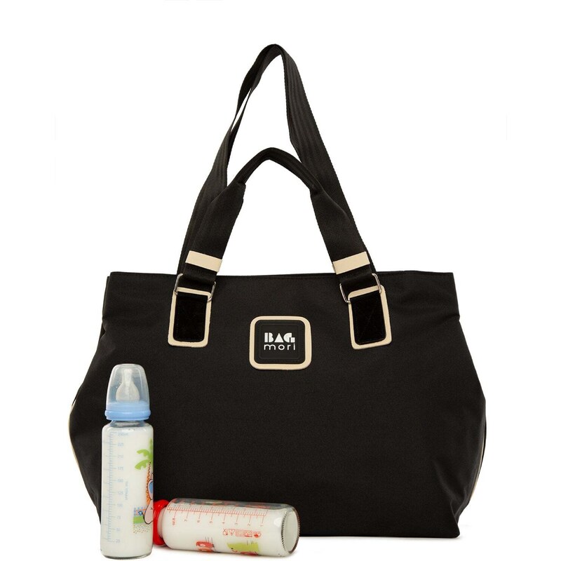 Bagmori Prebaľovacia taška zlatá / čierna 58403480