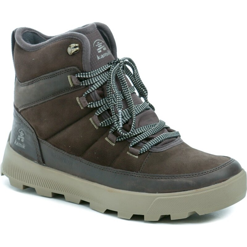Kamik Atwater tmavo hnedá pánska zimná obuv 60312150