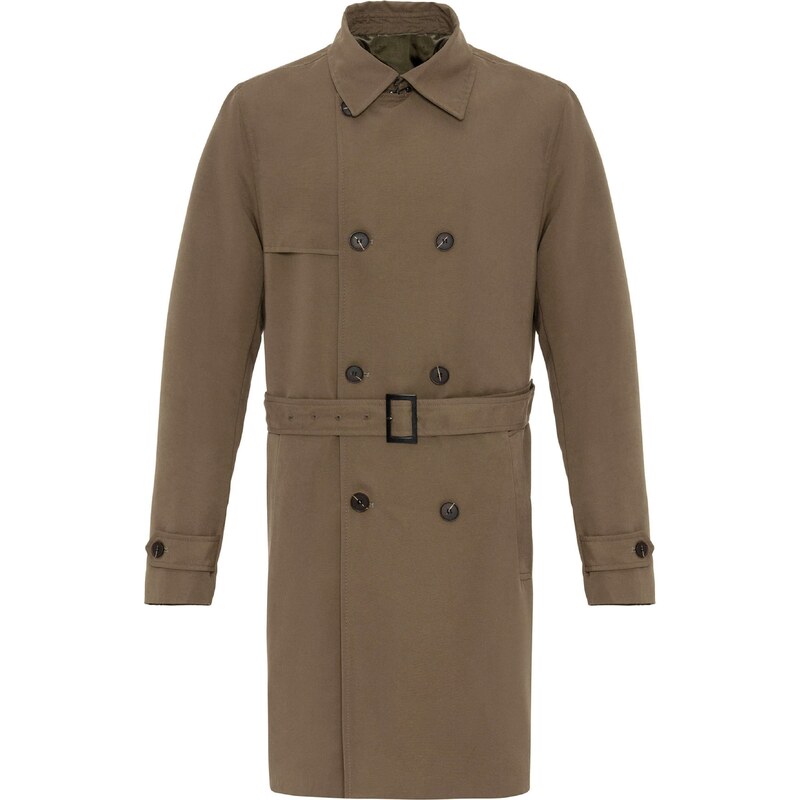 Antioch Prechodný kabát kaki / tmavozelená 60440124