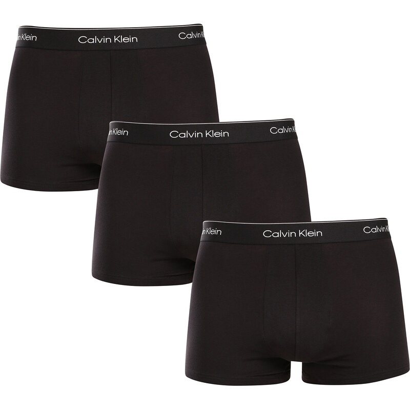 Poškodený obal - 3PACK pánske boxerky Calvin Klein čierne (NB3963A-TM6 68456349