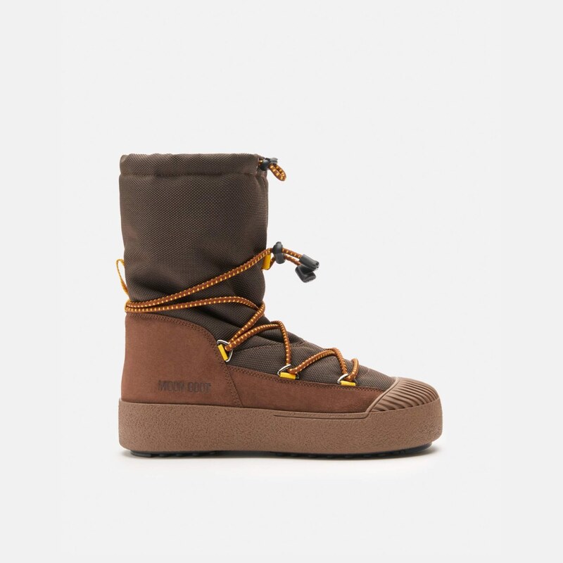 Pánske hnedé snehule Moon Boot Mtrack Polar Cordy 65284414