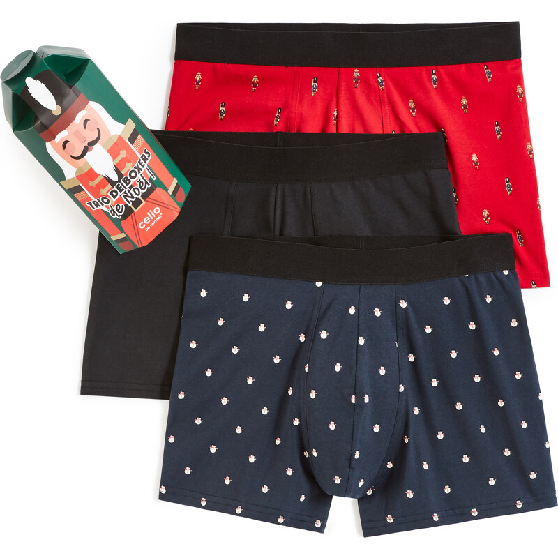 Celio Gift set of boxers Nutcracker, 3pcs - Mens 60750577