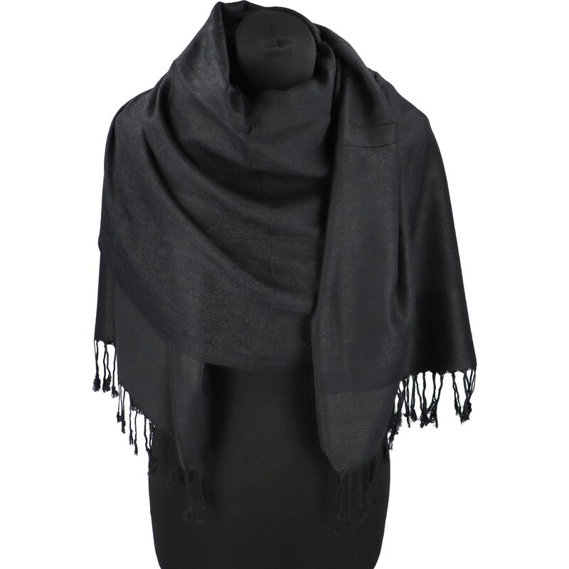 CASHMERE Módny dámsky šál Candice, čierna 66227950