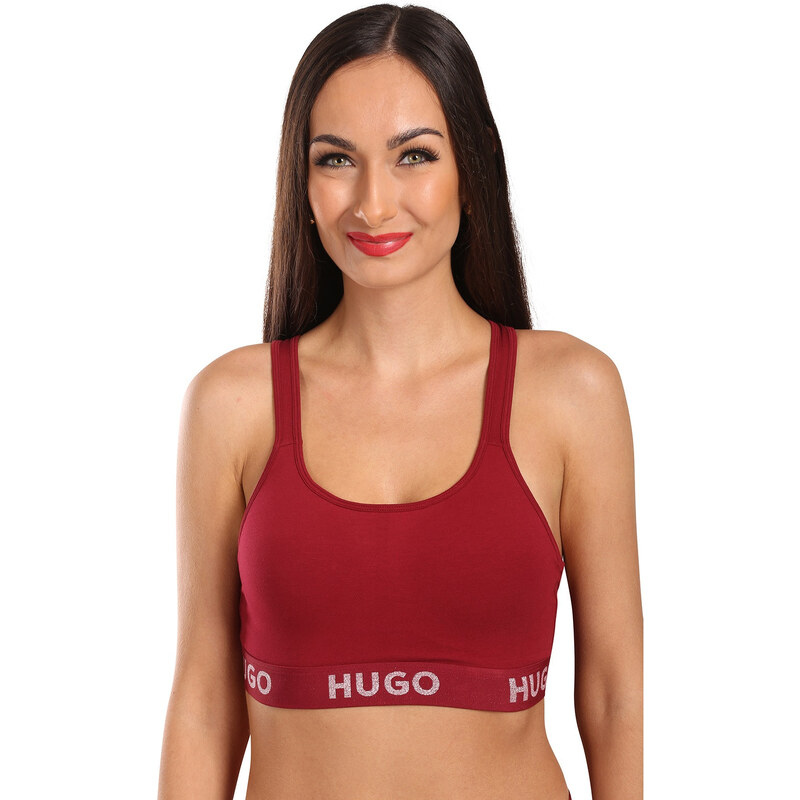 Dámska podprsenka HUGO červená (50480159 601) 60344848