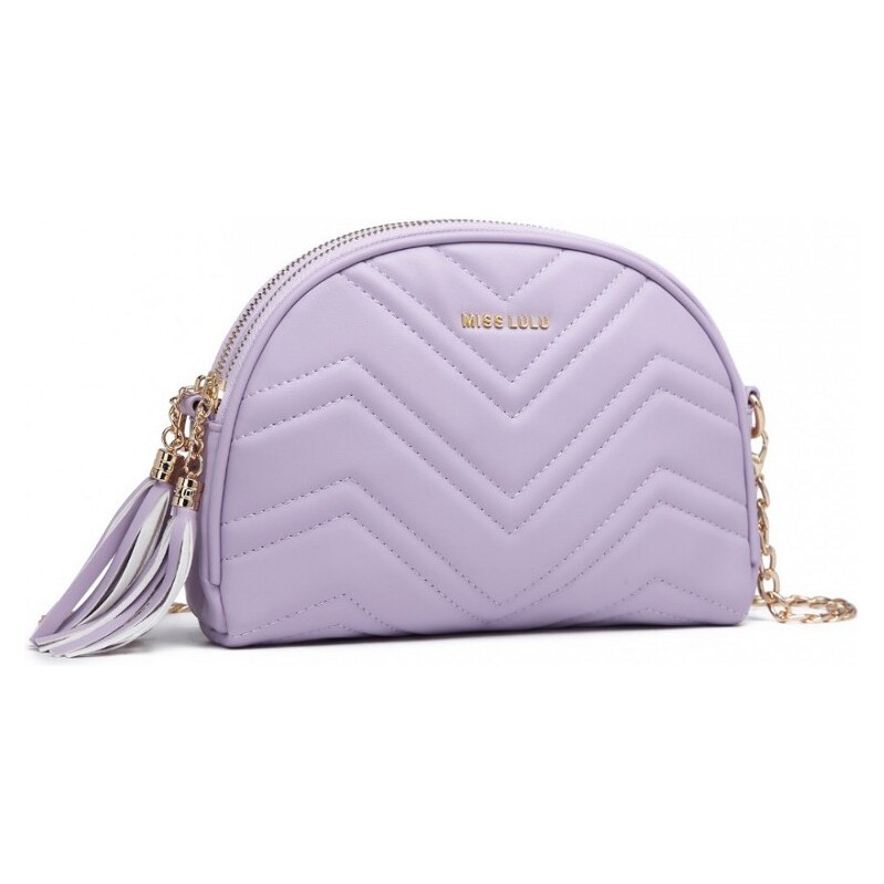Konofactory Fialová okrúhla crossbody kabelka Moonlight 60349844