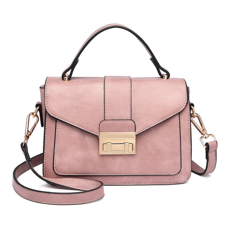 Konofactory Ružová aktovková crossbody kabelka Alice 60349863