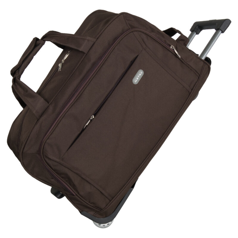 cestovná taška na kolieskach METRO LL240/26 - hnedá 62195935