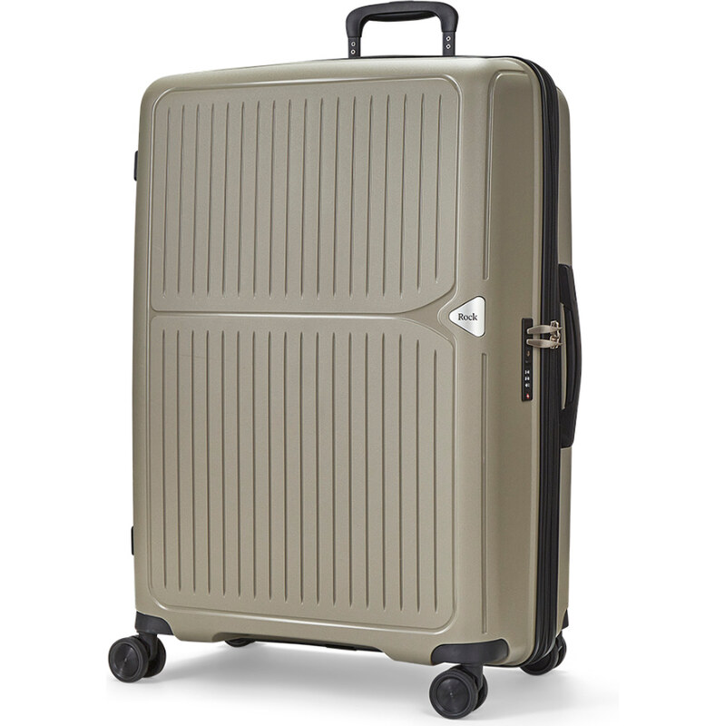 Cestovný kufor ROCK Vancouver L PP - béžová 62193608